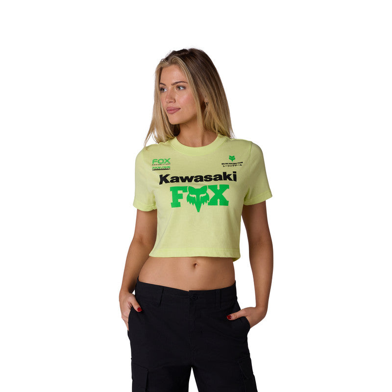 T-Shirt Damski FOX Kawasaki Baby Tee Lemon 5 351048_ZAL860519.jpg