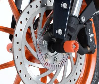SLIDERY PRZEDNIEGO ZAWIESZENIA RG RACING KTM 125 / 200 / 390 DUKE / RC125 / 200 / 390 ORANGE 7