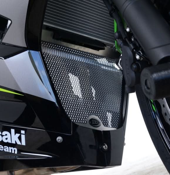 OSŁONA KOLEKTORÓW WYDECHOWYCH RG RACING KAWASAKI NINJA 400 18-/NINJA 250 18- BLACK 1