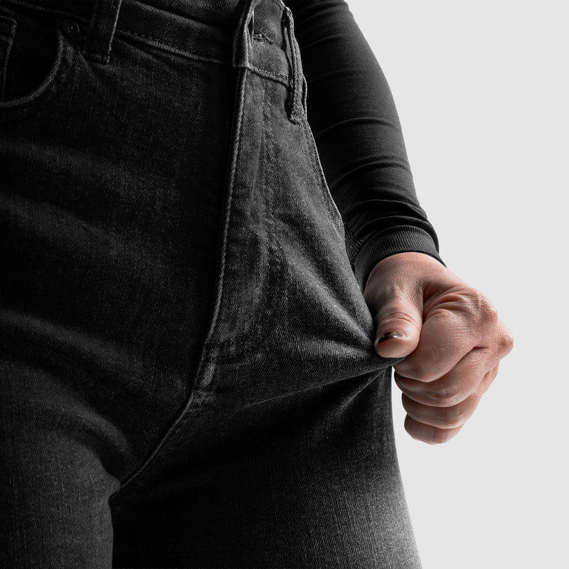 Jeansy motocyklowe damskie Rebelhorn Classic Washed Black Monolayer 16 348294_ZAL851048.jpg