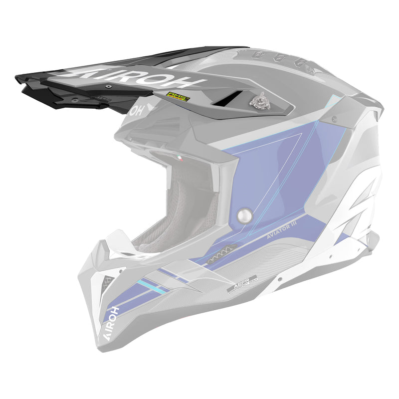 DASZEK DO KASKU AIROH AVIATOR 3 SABER BLUE GLOSS 1