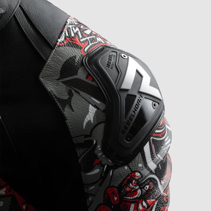 Kurtka motocyklowa skórzana Rebelhorn Vandal 2 Cruze Black Dark Grey Red 22 348599_ZAL891909.jpg