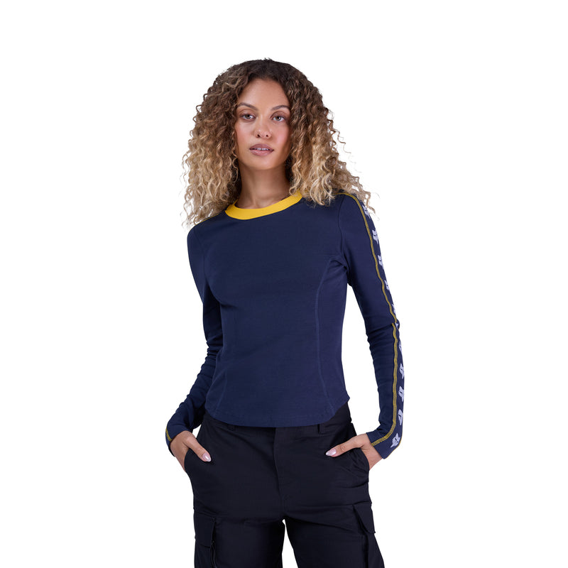 Koszulka Z Długim Rękawem Fox Lady Circa 74 Fitted Midnight 5 339308_ZAL816626.jpg