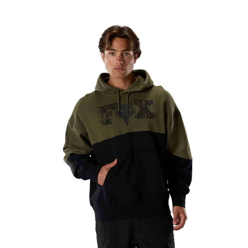 Bluza z kapturem FOX Abyss Fleece Po Olive Green 5 360043_ZAL919778.jpg