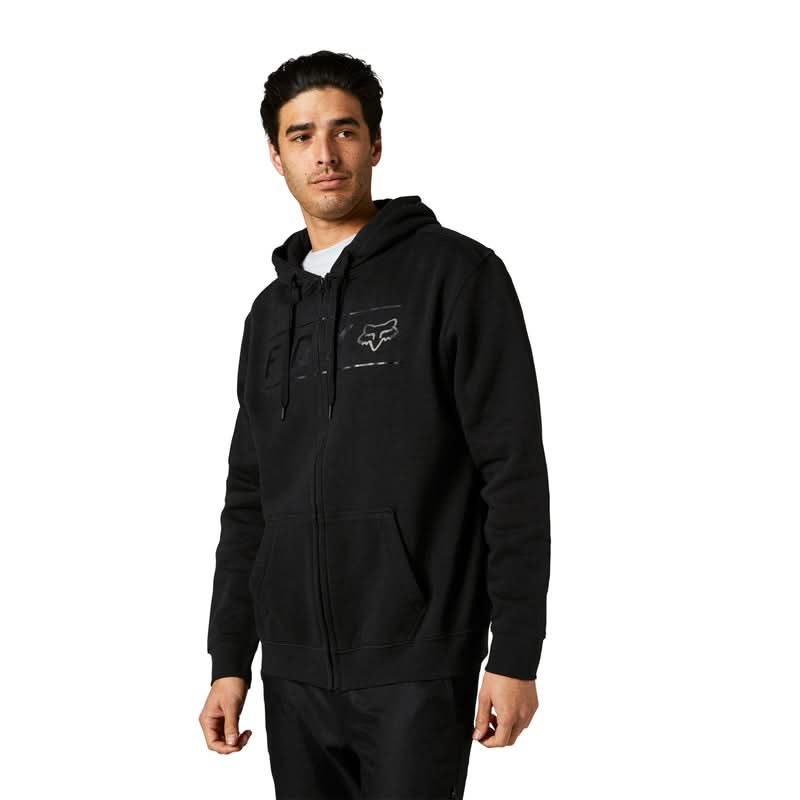 Bluza z Kapturem na Zamek Fox Pinnacle Black/Black 1 223374_ZAL431233.jpg