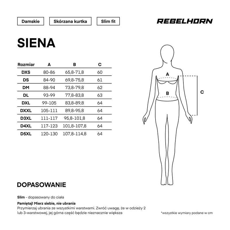 Kurtka motocyklowa skórzana damska Rebelhorn Siena Black 29 293455_ZAL722917.jpg