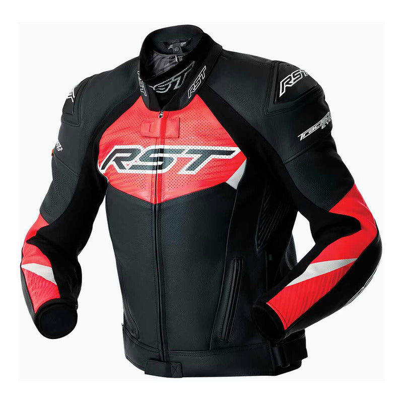 Kurtka motocyklowa skórzana RST Tractech Evo D3O Black Fluo Red 1 356046_ZAL832096.jpg