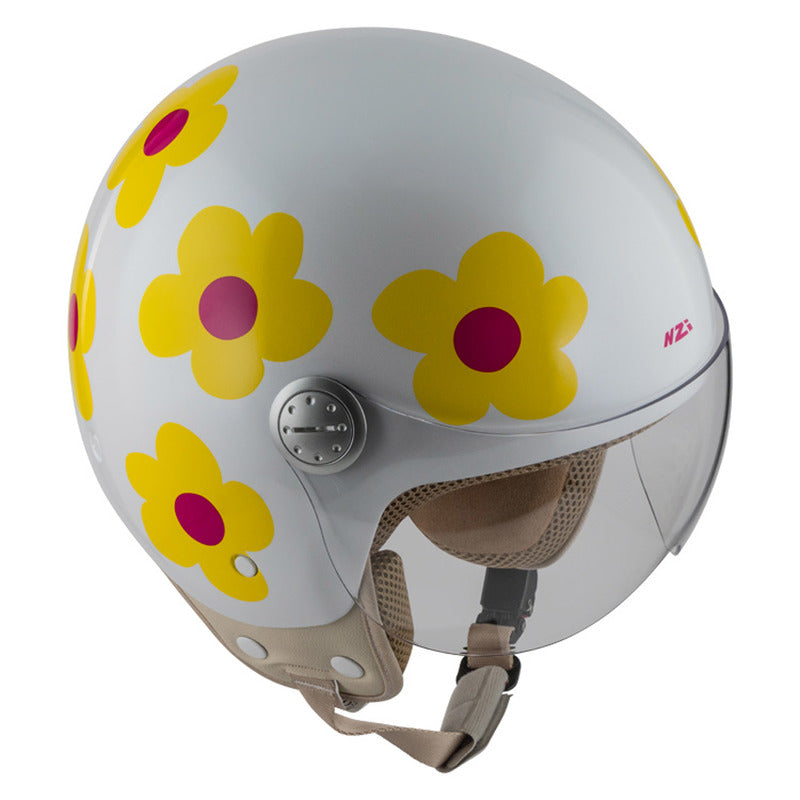 Kask Motocyklowy NZI Pasarela Margaritas Naranja Y Rosa 15 362847_ZAL857647.jpg