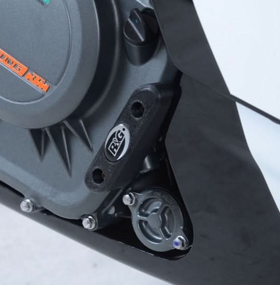 SLIDERY SILNIKA RG RACING KTM RC390 (17-), PRAWA STRONA BLACK 1