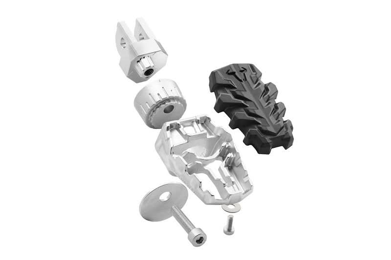 PODNÓŻKI EVO SW-MOTECH BMW G 310 GS (17-20) BLACK/SILVER 3