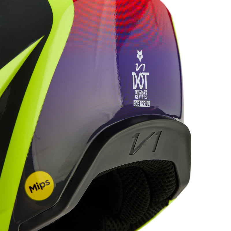 Kask Fox V1 Flora Helmet Yellow 15 285516_ZAL651755.jpg