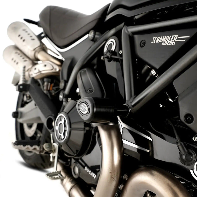 CRASHPADY AERO RG RACING AERO CRASH PROTECTORS FOR DUCATI SCRAMBLER 1100 PRO 20-25 (NON-DRILL) 1