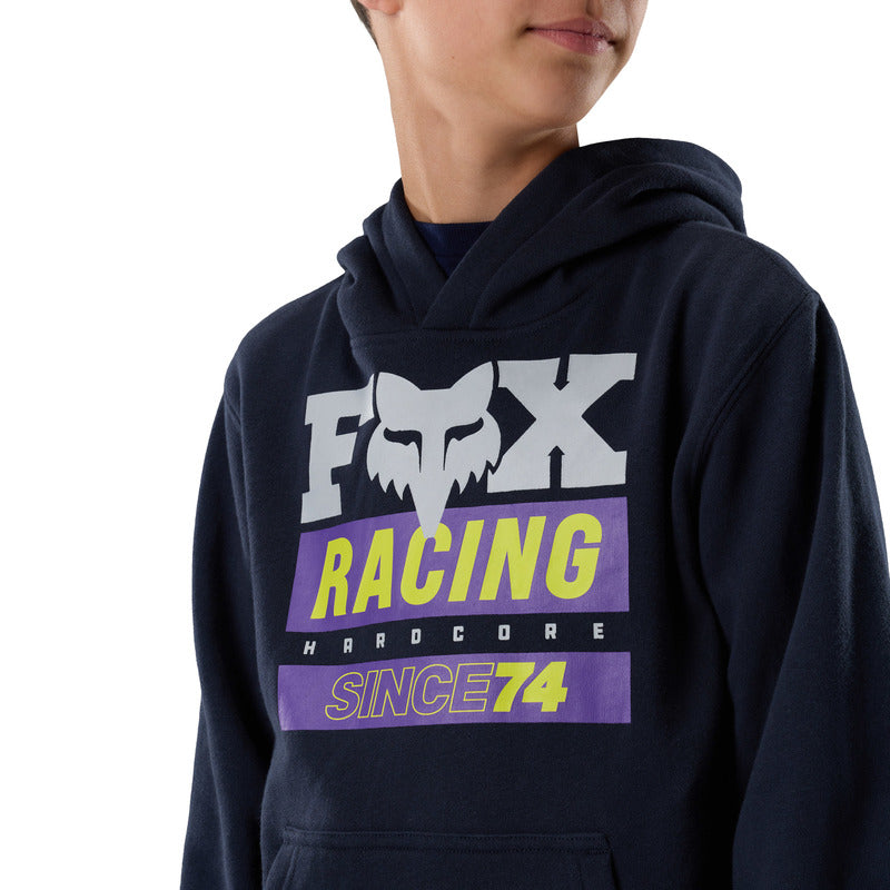 Bluza z kapturem Junior FOX Since 74 Fleece Po Midnight 9 360201_ZAL919636.jpg