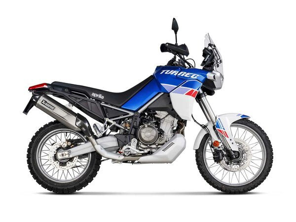 OCHRONA WYDECHU AKRAPOVIC SLIP ON SW-MOTECH SILVER APRILIA TUAREG 660 (22-) SILVER 3