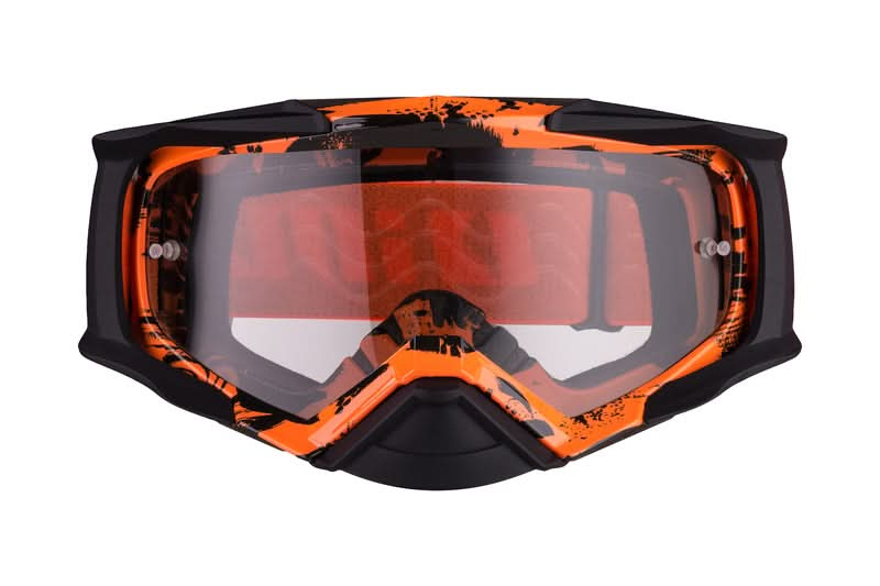 Gogle iMX Racing Dust Graphic Orange/Black Matt z Szybą Dark Smoke + Clear (2 szyby w zestawie) 2 164720_ZAL254252.jpg