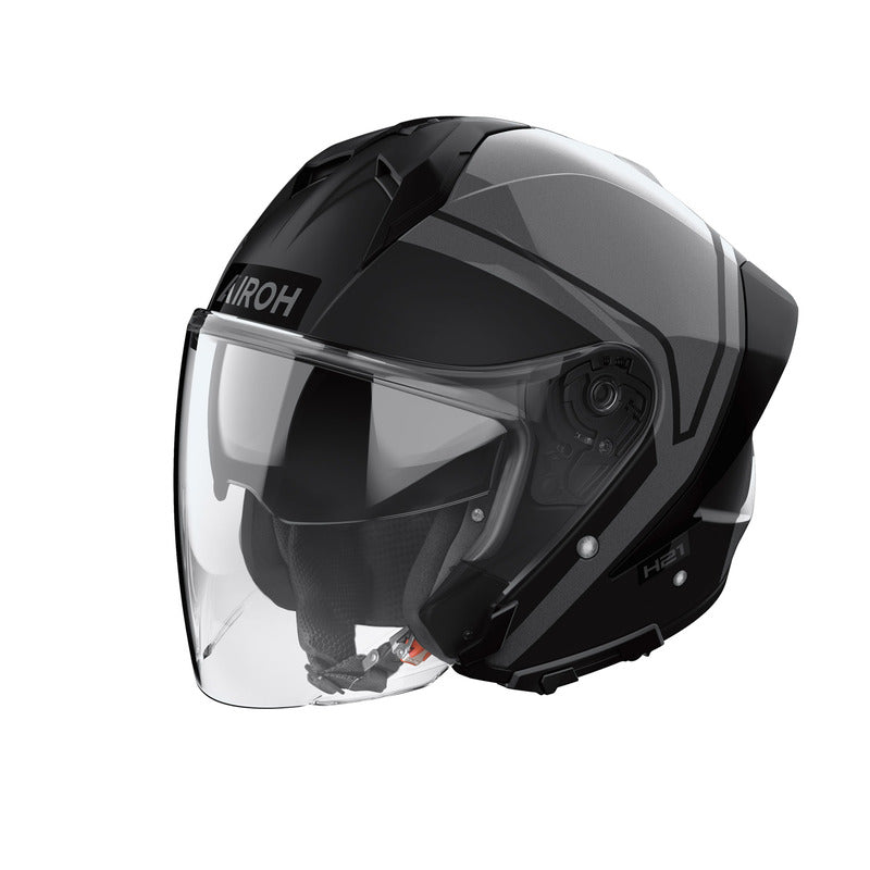 KASK MOTOCYKLOWY AIROH H21 SQUARE MATT GLOSS M 2