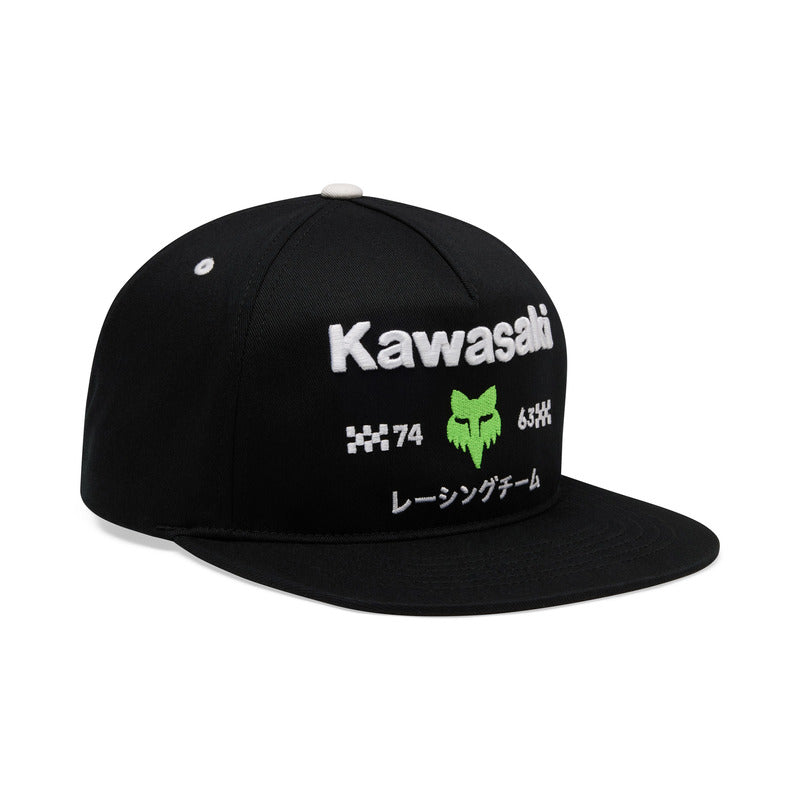 Czapka z daszkiem FOX Kawasaki Snapback Black 5 352690_ZAL861329.jpg