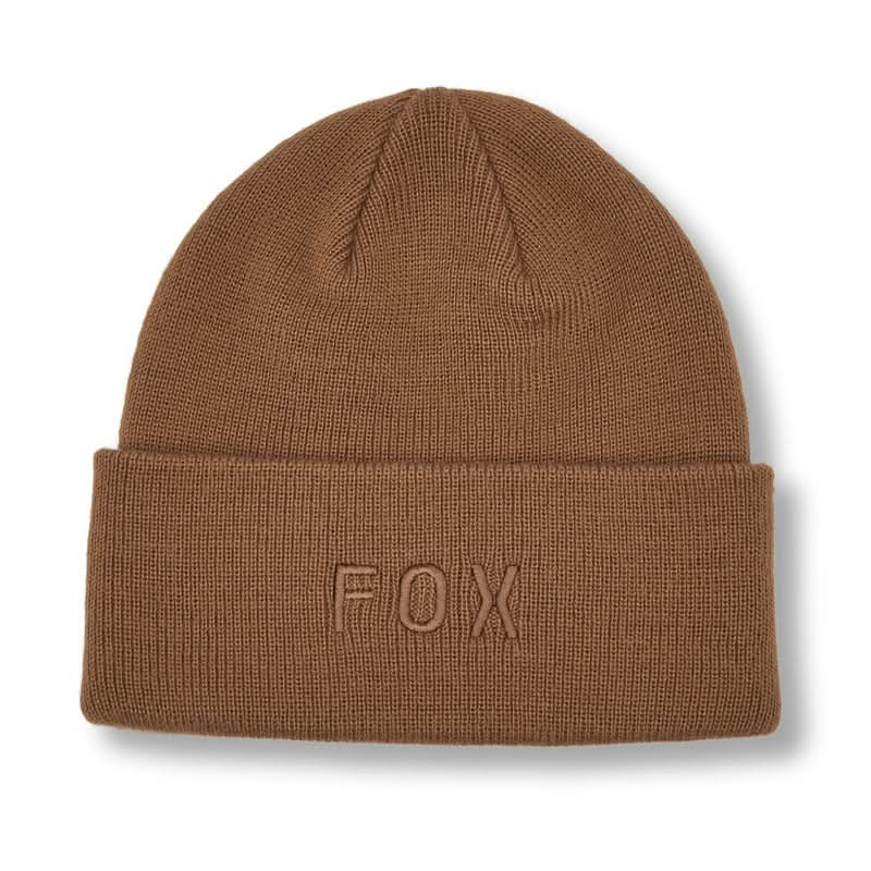 Czapka Zimowa Fox Wordmark Beanie Walnut 1 311684_ZAL719662.jpg