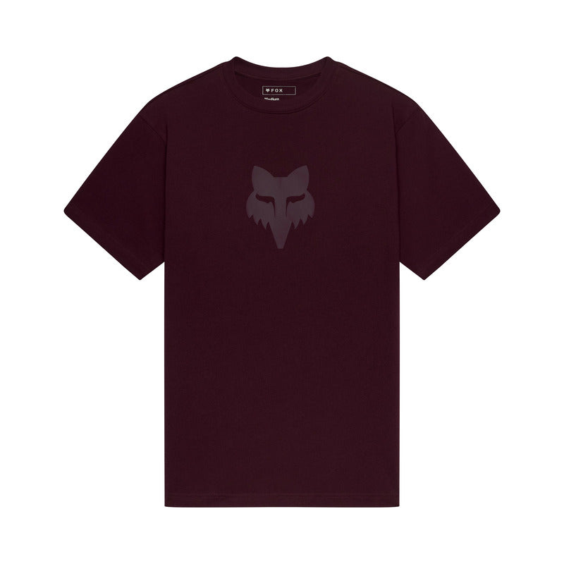 T-Shirt FOX Head Heavyweight Dark Maroon 1 360595_ZAL918459.jpg