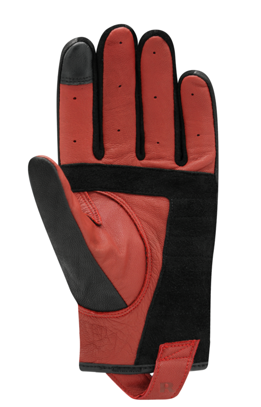 Motocyklowe Rękawice Skórzane Racer Tuxedo Black/Red 2 222857_ZAL392172.png