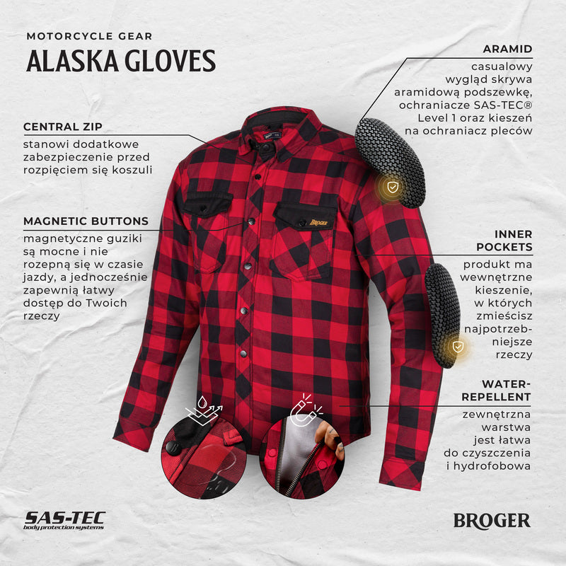 Koszula Motocyklowa Broger Alaska Red/Black 19 196593_ZAL635494.jpg
