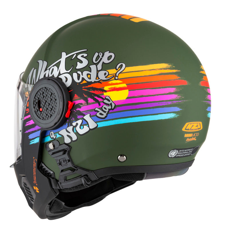 Kask Motocyklowy NZI Minimod Duo Rainbow Greenblack Silver Matt 3 362374_ZAL854175.jpg