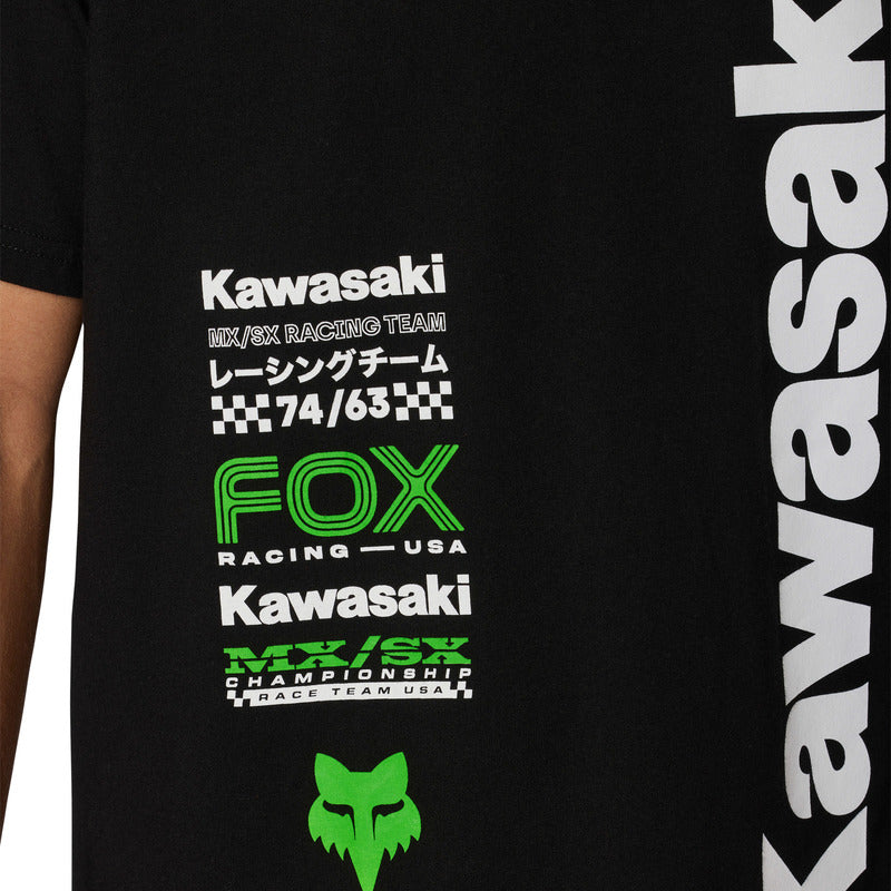 T-Shirt FOX Kawasaki 195 Orginal Black 19 351027_ZAL861296.jpg