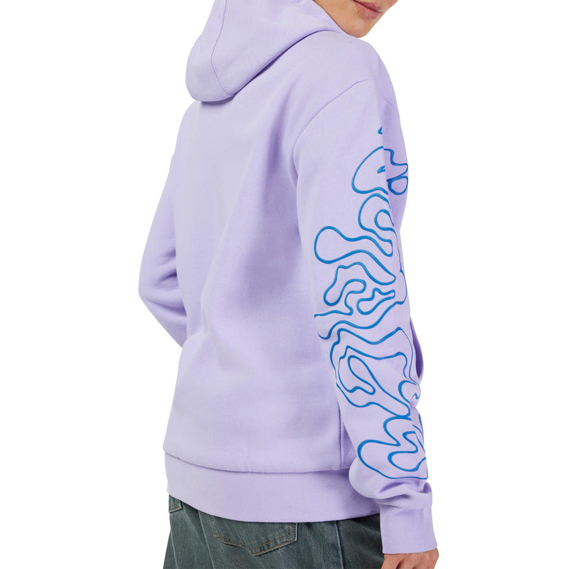 Bluza z kapturem Damska FOX Hello Future Fleece Po Lilac 15 327909_ZAL767634.jpg
