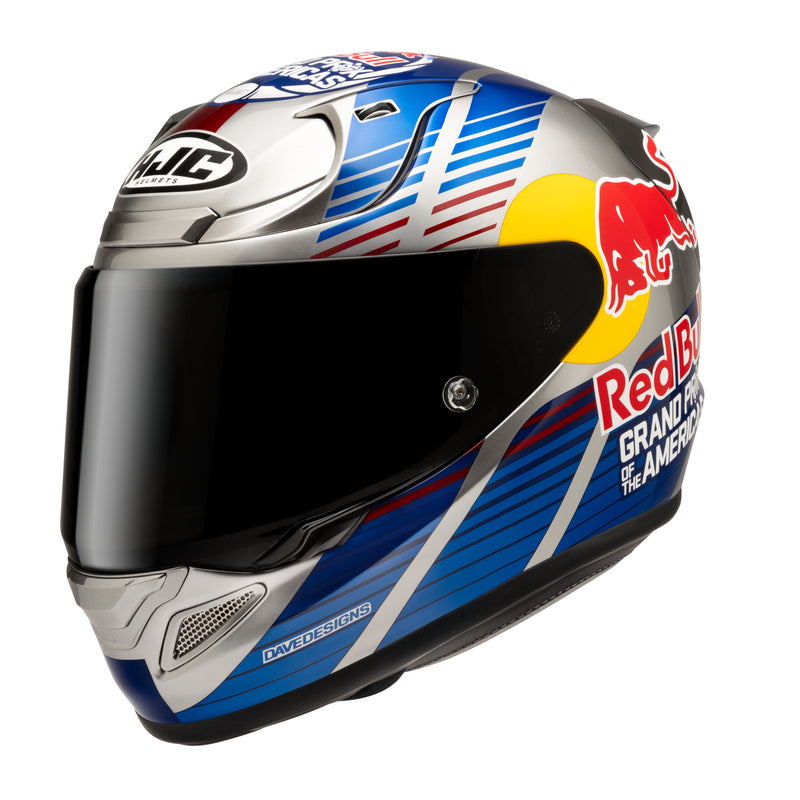 KASK MOTOCYKLOWY HJC RPHA12 RED BULL AUSTIN GP 2 XS 1