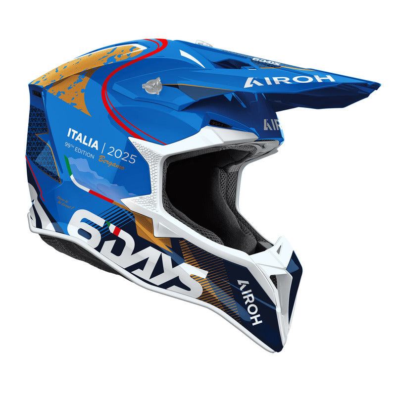 KASK MOTOCYKLOWY AIROH WRAAAP 6DAYS ITALY 2025 GLOSS XL 1
