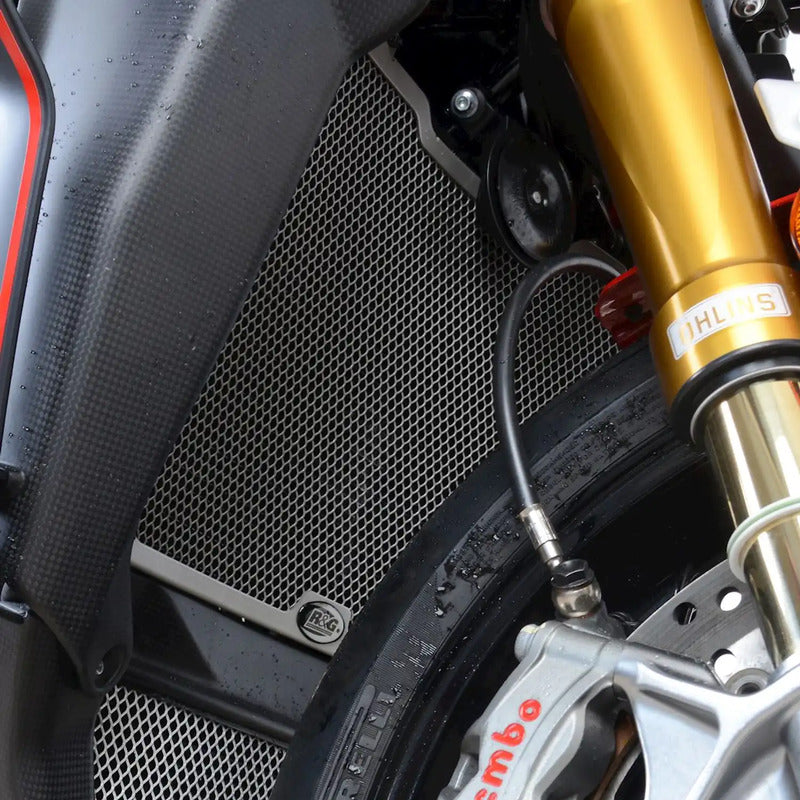 OSŁONA CHŁODNICY RG RACING MV AGUSTA BRUTALE 1000RR/ORO 20- BLACK 1