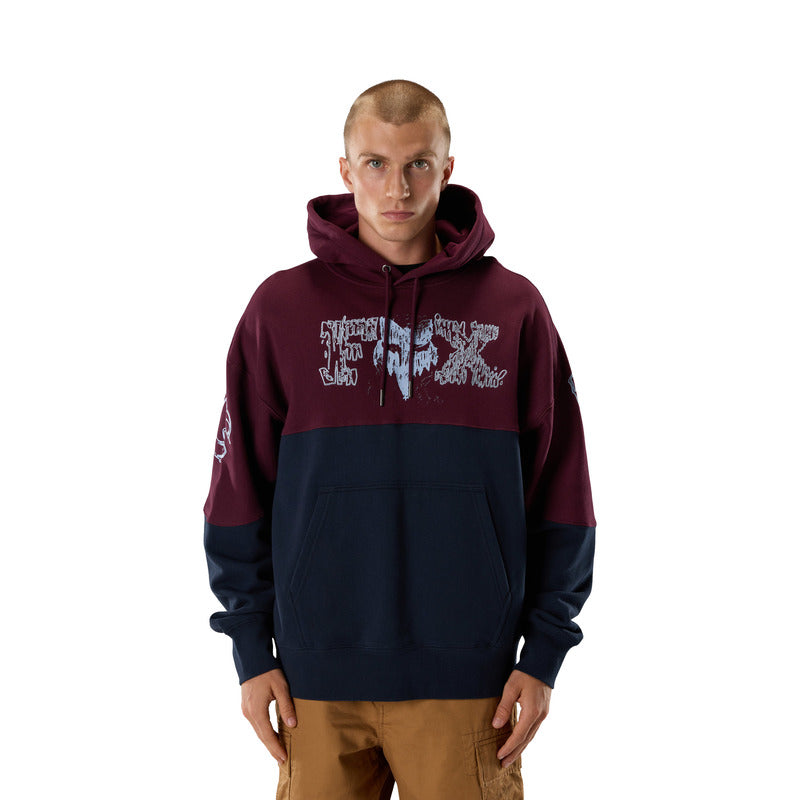 Bluza z kapturem FOX Abyss Fleece Po Dark Maroon 5 360038_ZAL919785.jpg