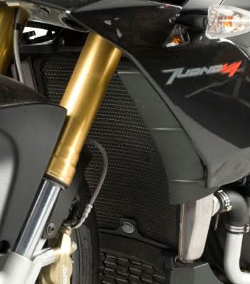 OSŁONA CHŁODNICY RG RACING APRILIA V4 TUONO 11- BLACK 1