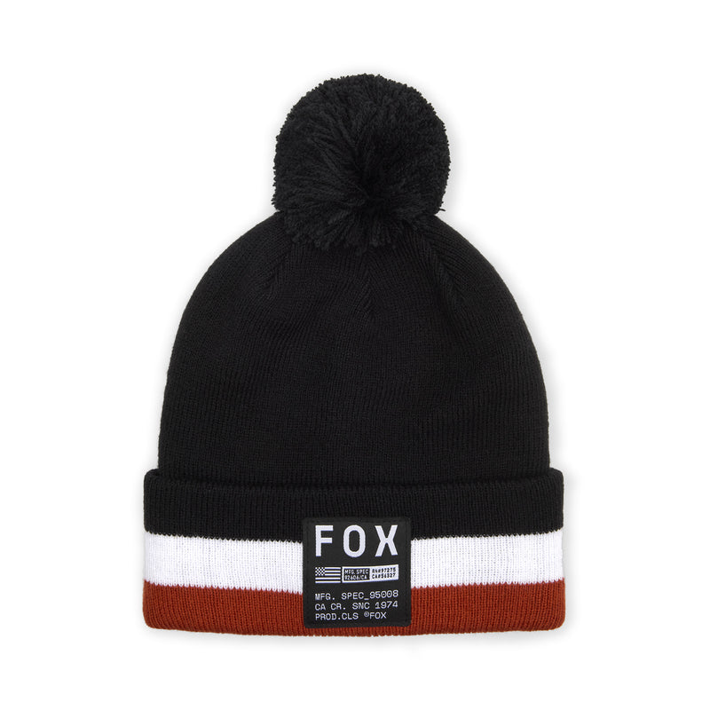 Czapka zimowa FOX Fracture Pom Beanie Black 1 339079_ZAL816199.jpg