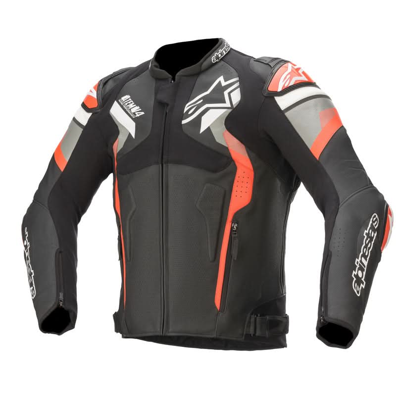Kurtka Skórzana Alpinestars Atem V4 Black/Mid Grey/Fluo Red 1 243356_ZAL482462.jpg
