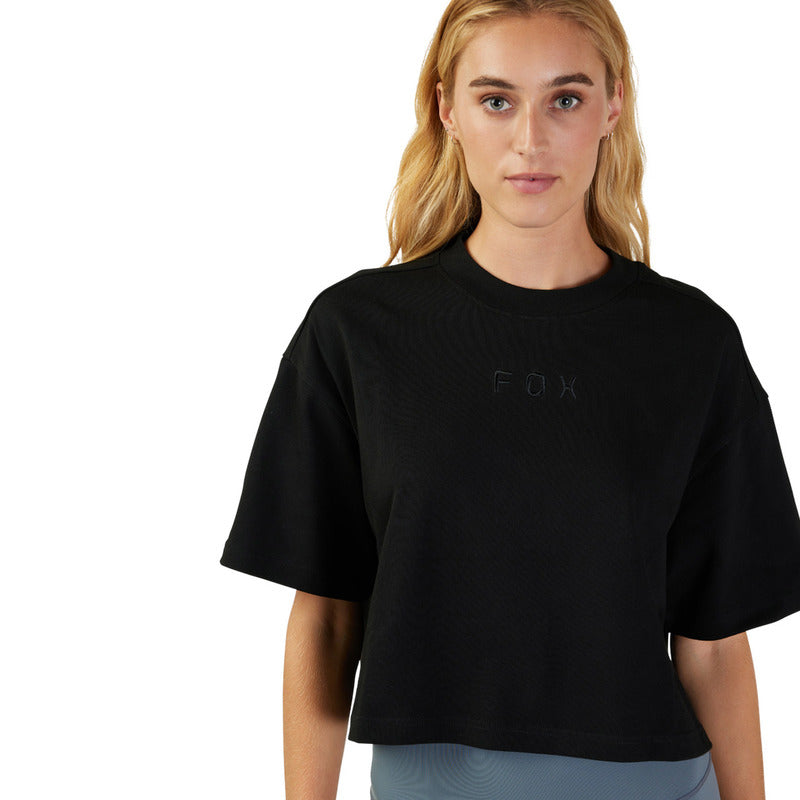 T-Shirt Damski FOX Wordmark Os Crop Black 9 289563_ZAL808114.jpg