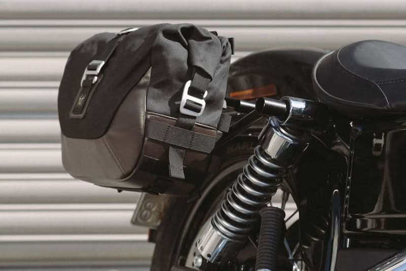 ZESTAW SAKW I STELAŻY LEGEND GEAR SW-MOTECH HARLEY DAVIDSON DYNA WIDE GLIDE (09-17) BROWN 1