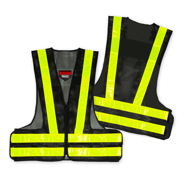 Kamizelka Odblaskowa Ozone Vest Black/Fluo Yellow 1 170132_ZAL279174.jpg