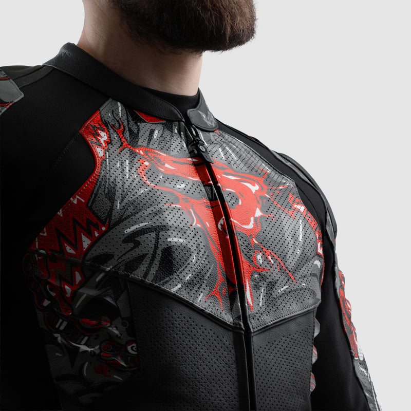 Kurtka motocyklowa skórzana Rebelhorn Vandal 2 Cruze Black Dark Grey Red 14 348599_ZAL891873.jpg