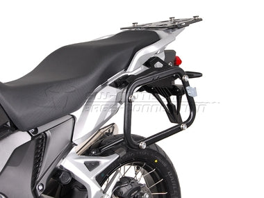 ZESTAW KUFRÓW BOCZNYCH TRAX ADV I STELAŻY SW-MOTECH HONDA CROSSTOURER (11-) BLACK 37/37L 1