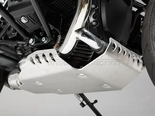 OSŁONA SILNIKA PŁYTA POD SILNIK SW-MOTECH BMW R NINET/SCRAMBLER SILVER 1