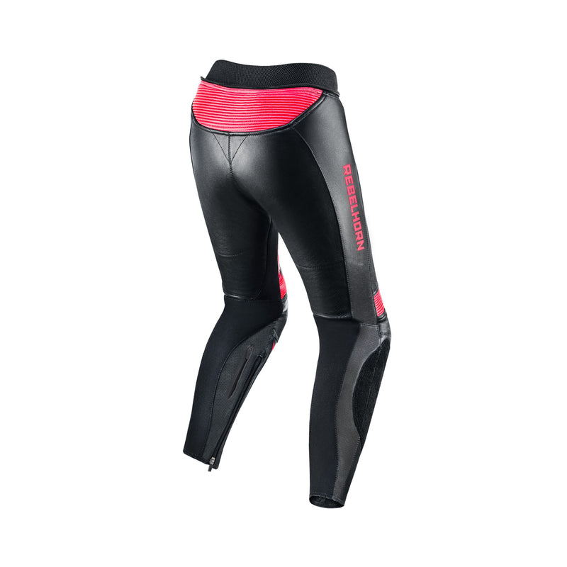 Spodnie motocyklowe skórzane damskie Rebelhorn Rebel Pink Black 3 290237_ZAL676700.jpg