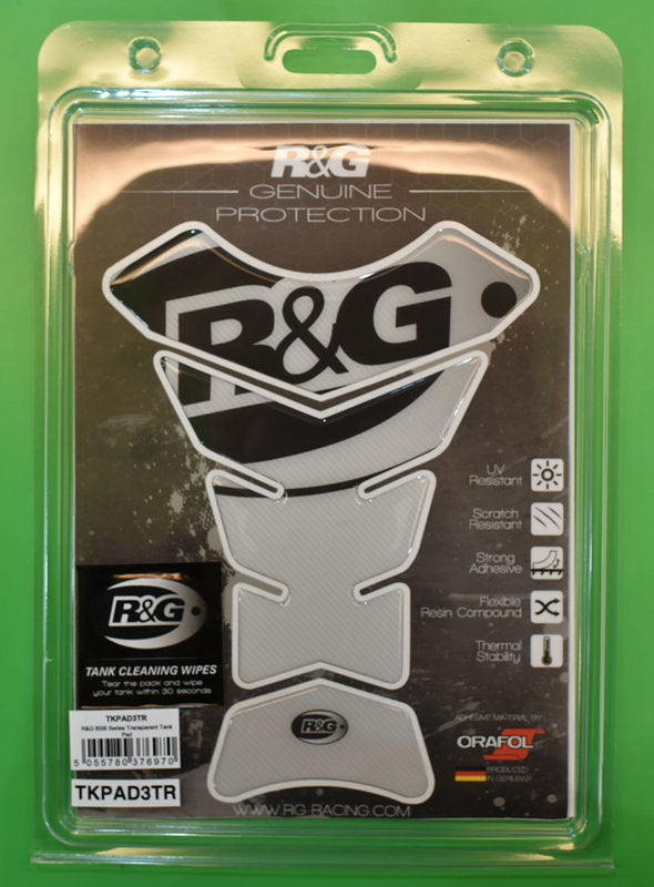 NAKLEJKA NA BAK TANKPAD RG RACING BSB SERIES WHITE 1