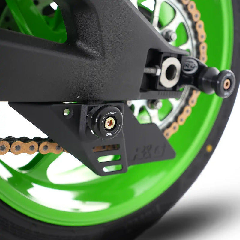 ROLKI WAHACZA RG RACING WHITE - KAWASAKI ZX-10R 2016-/ZX-10RR 21-/SUZUKI SV650 16-/SV650X WHITE 5