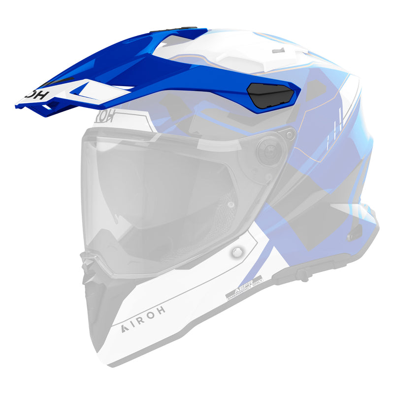 DASZEK DO KASKU AIROH COMMANDER 2 REVEAL BLUE GLOSS (NEW LOGO) 3