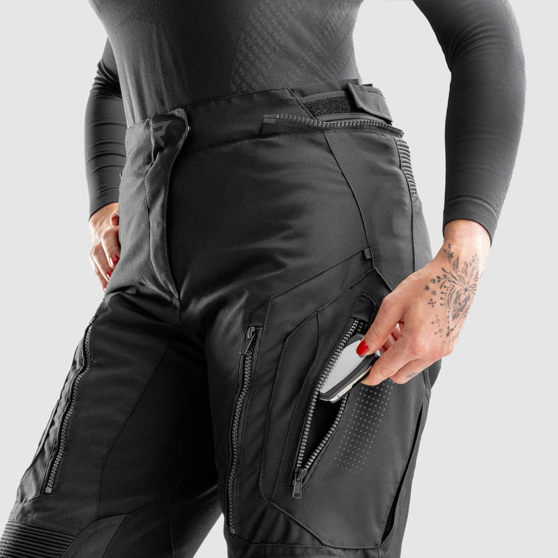 Spodnie motocyklowe tekstylne damskie Rebelhorn Hiker 4 Black 22 318723_ZAL741510.jpg