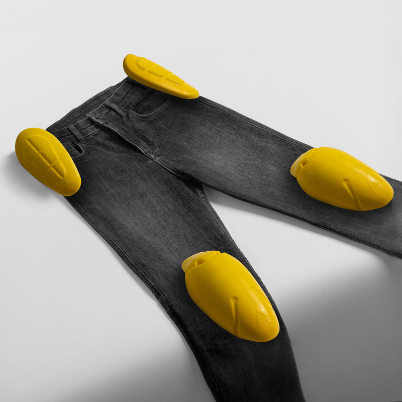 JEANSY MOTOCYKLOWE REBELHORN CLASSIC WASHED BLACK MONOLAYER 34/30 23