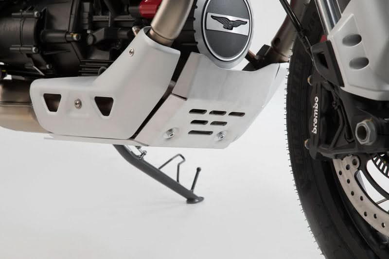 OSŁONA SILNIKA PŁYTA POD SILNIK SW-MOTECH MOTO GUZZI V85 TT (19-) SILVER 1