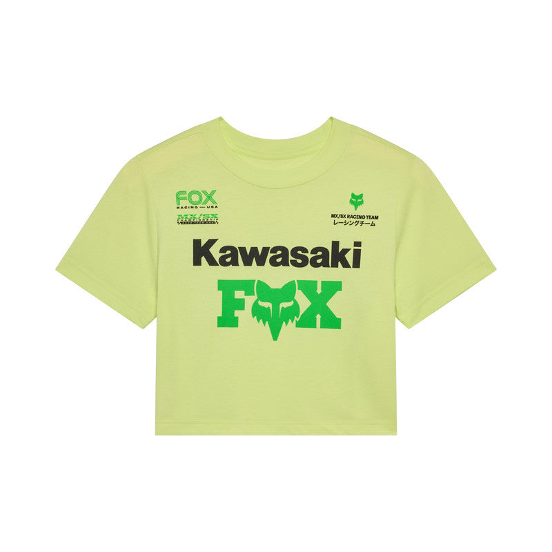 T-Shirt Damski FOX Kawasaki Baby Tee Lemon 1 351048_ZAL860517.jpg
