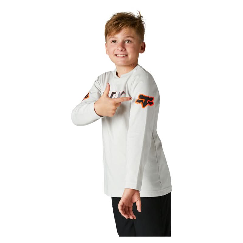 Koszulka z Długim Rękawem Fox Junior Bnkr Light Grey 3 230942_ZAL450408.jpg